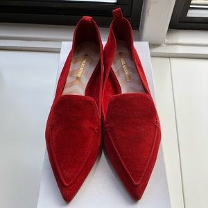 Brand new suede Nicholas Kirkwood flats size 40